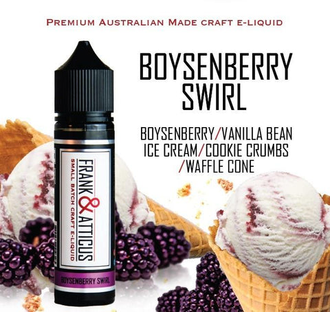 Boysenberry Swirl by Frank & Atticus E-Liquids 60ml | Vapelink Melbourne