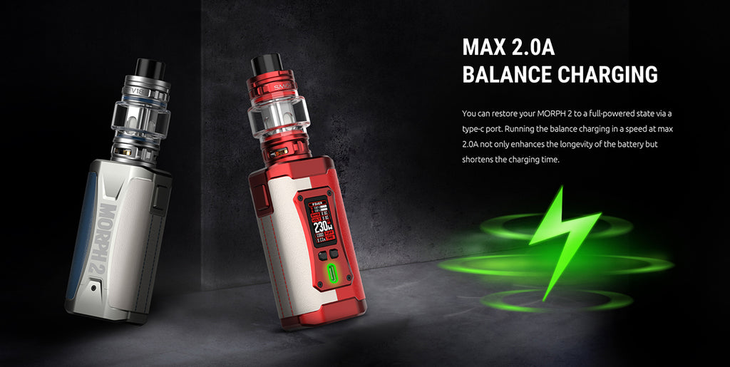 SMOK Morph 2 230W Mod Kit with TFV18 Tank 7.5ml | Vapelink Australia