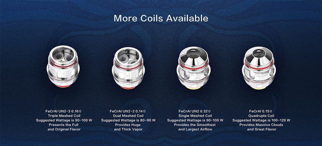 Uwell Valyrian 2 / II  6ml Sub-Ohm Tank Coils Suitability | Vapelink