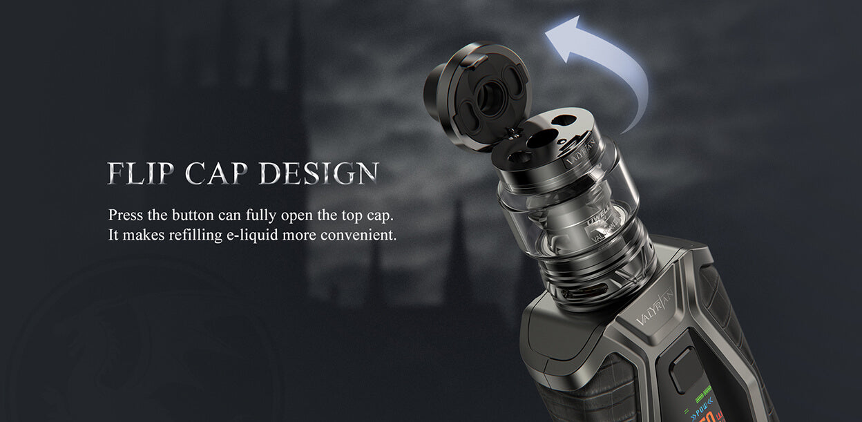 Uwell Valyrian 3 200W Kit 6ml-Flip Cap Design