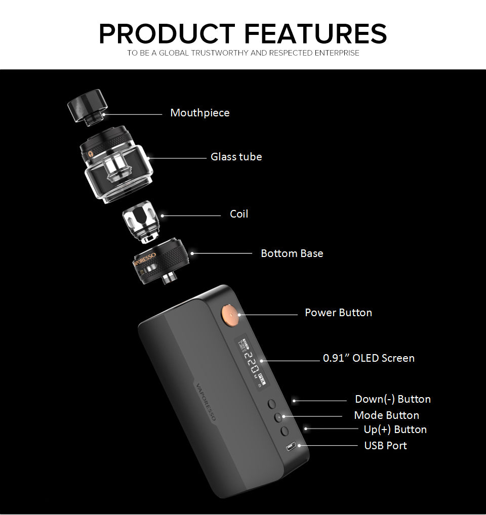 Vaporesso Gen X product features