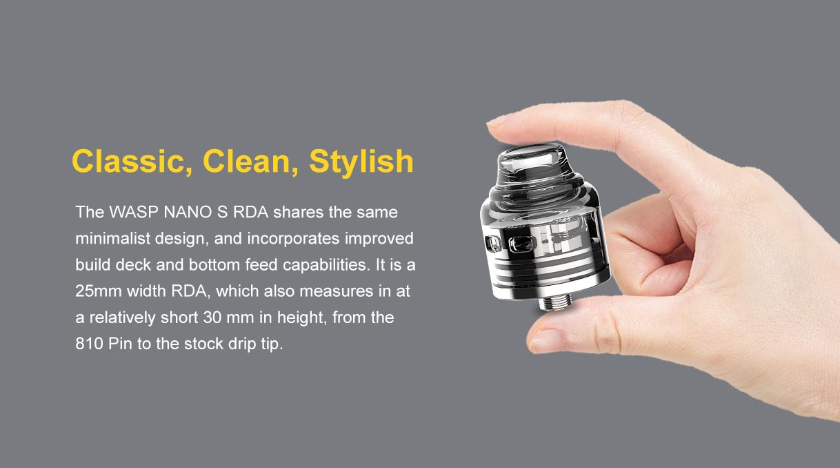 Oumier Wasp Nano S Dual Coil RDA Introduction | Vapelink Australia