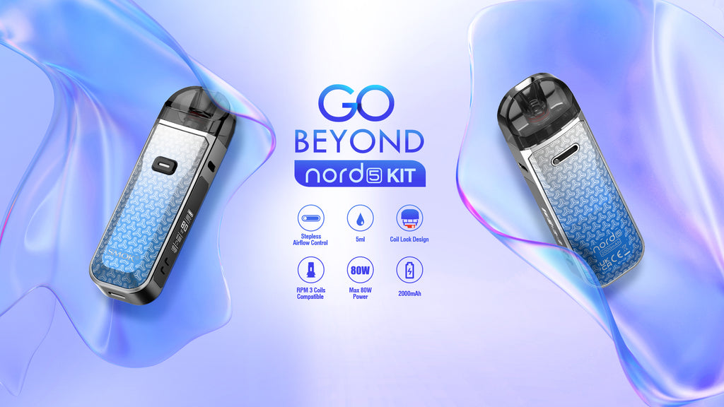 Smok Nord 5 Kit image showing features