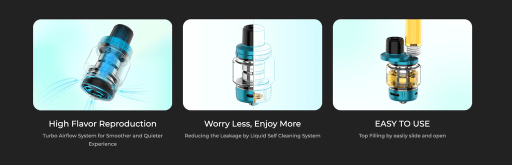 Vaporesso iTank | High flavour reproduction | worry less, enjoy more | easy to use