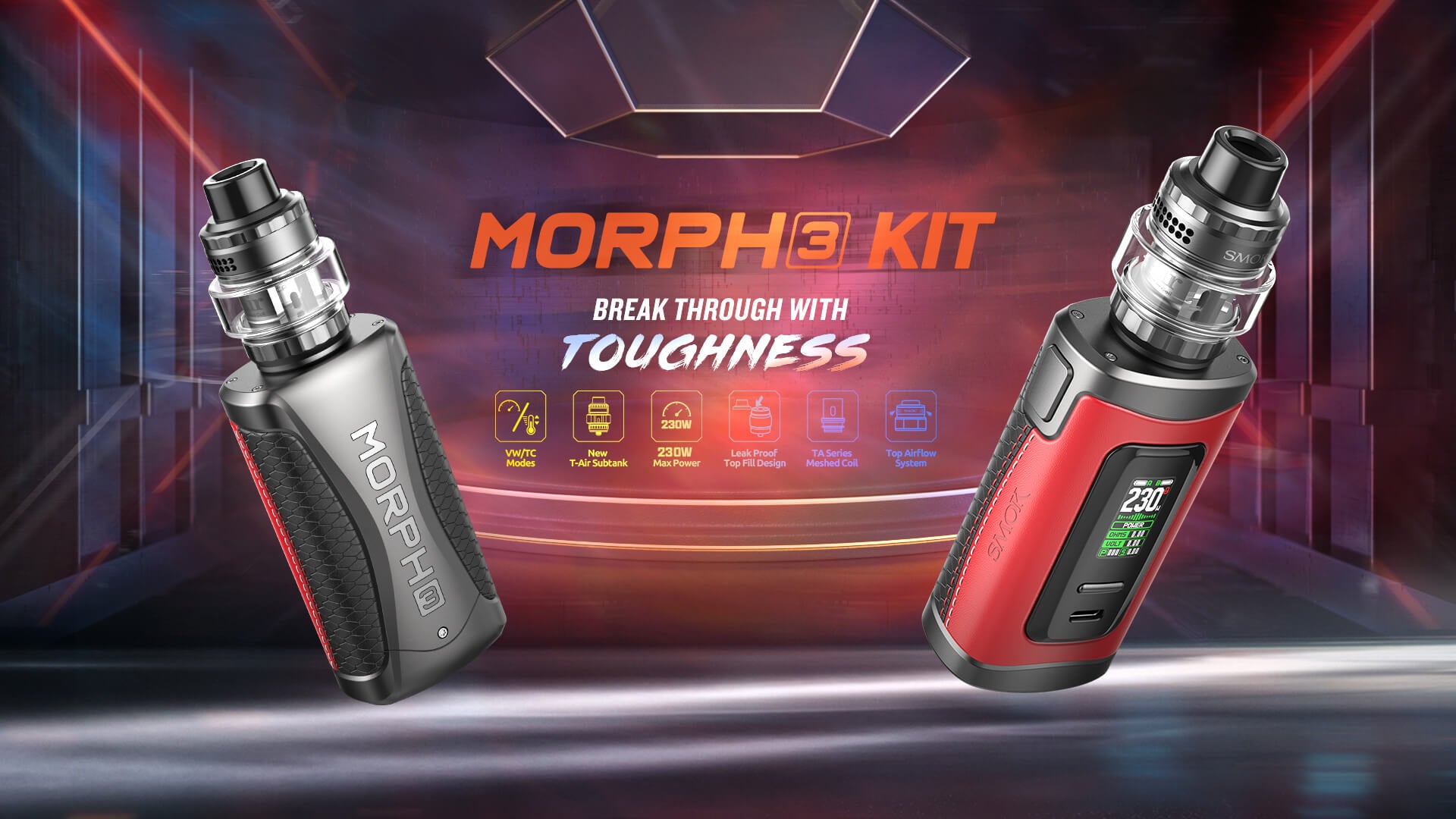 Smok Morph 3 | Break Through With Toughness