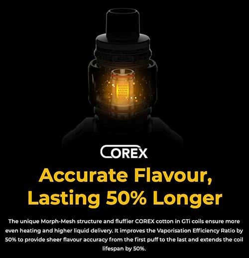 Vaporesso Armous S Kit - COREX accurate flavour technology