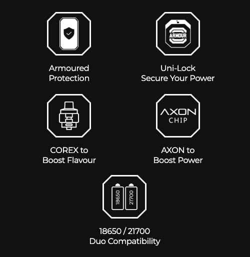 Vaporesso Armour S Kit - Key features