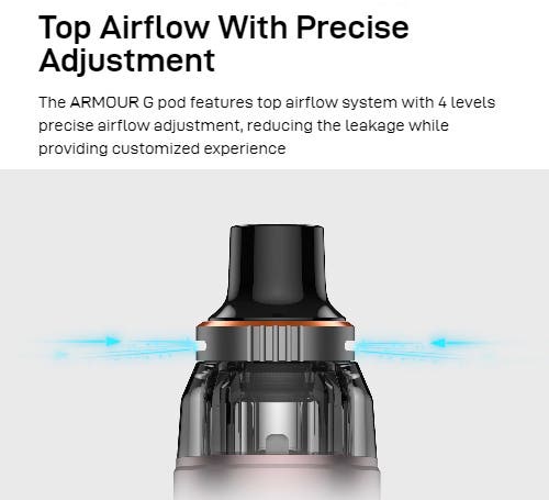 Vaporesso Armour G Vape Kit - Top Airflow with Precise Adjustments