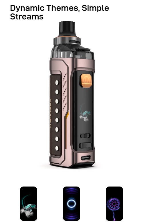 Vaporesso Armour G Vape Kit - Dynamic Themes, Simple Streams